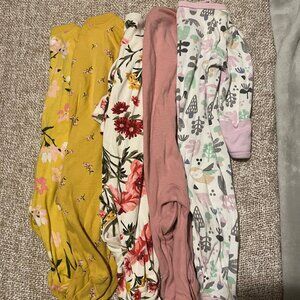 5 Baby Footed Pajamas